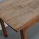 Antique Elm Early 20th Century French Rustic Farmhouse Dining Table