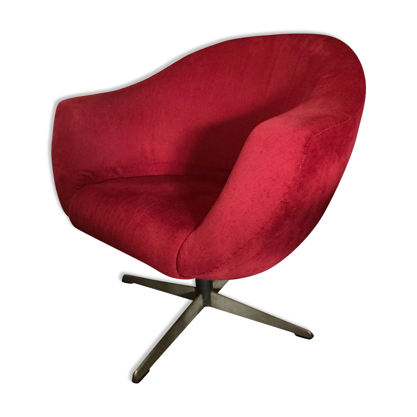 Fauteuil coquille vintage 1960