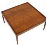 Square coffee table with reversible top 'Hilleberg' - mid century modern