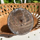 Old painted candle holder