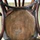 Set of 5 baumann bistro chairs in bent wood stamped xxth