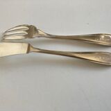 Set of 12 knives and 12 forks of brasserie La Coupole 1970