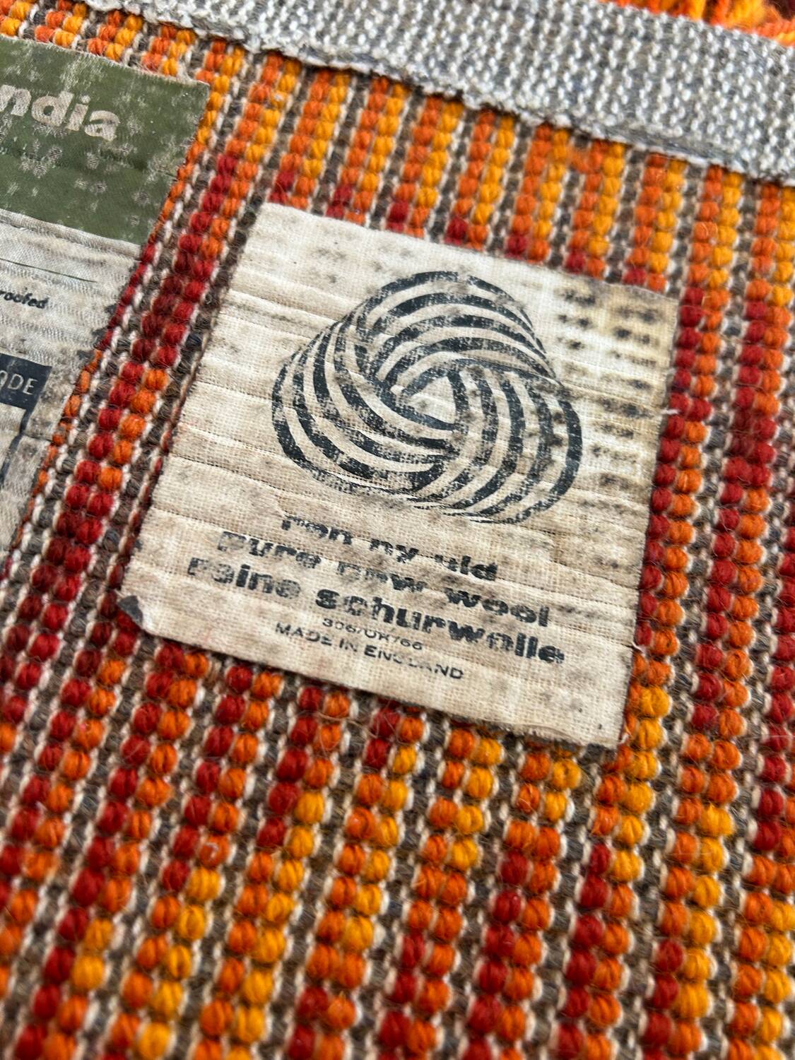 Pop Art rug 60s/70s Finlandia