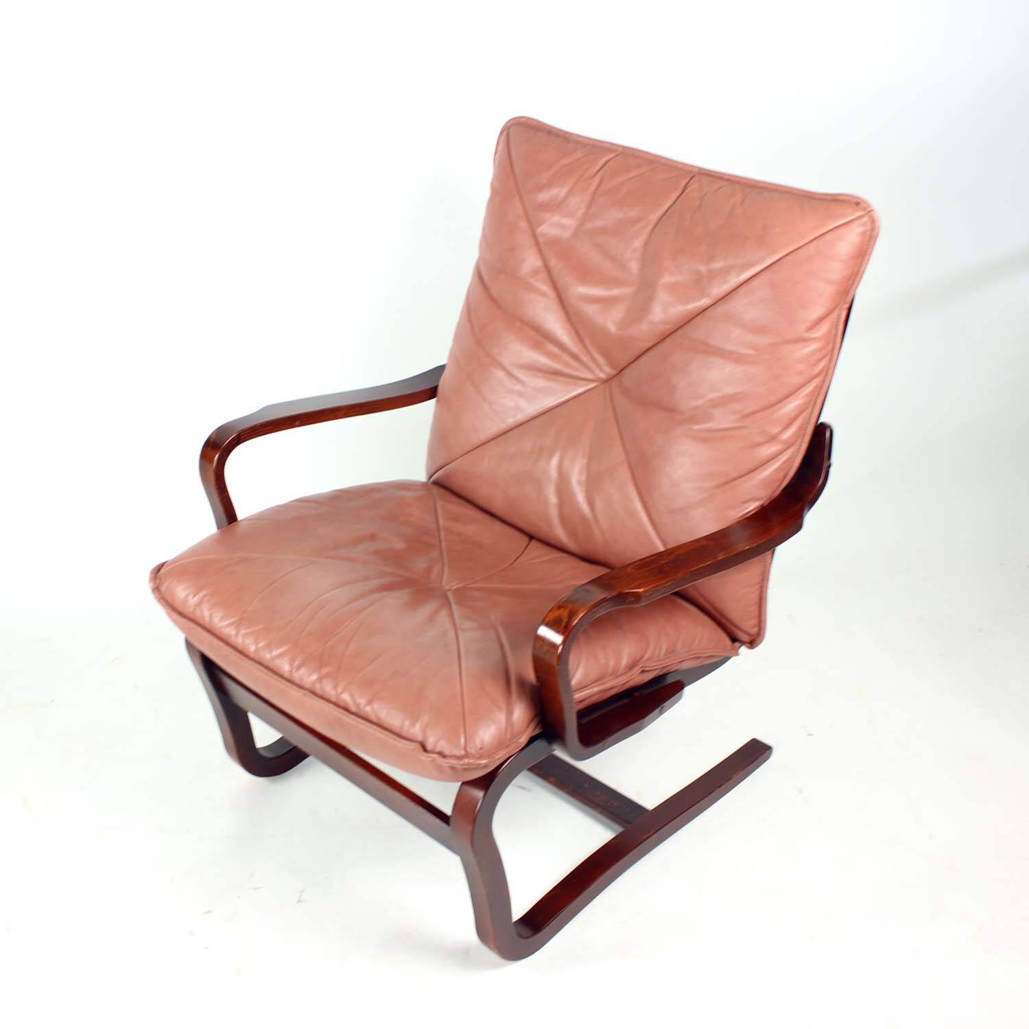 Fauteuil élégant de style danois moderne, par J.M. Birking & Co., Copenhague