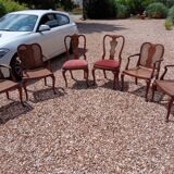 Fauteuils et chaises cannées