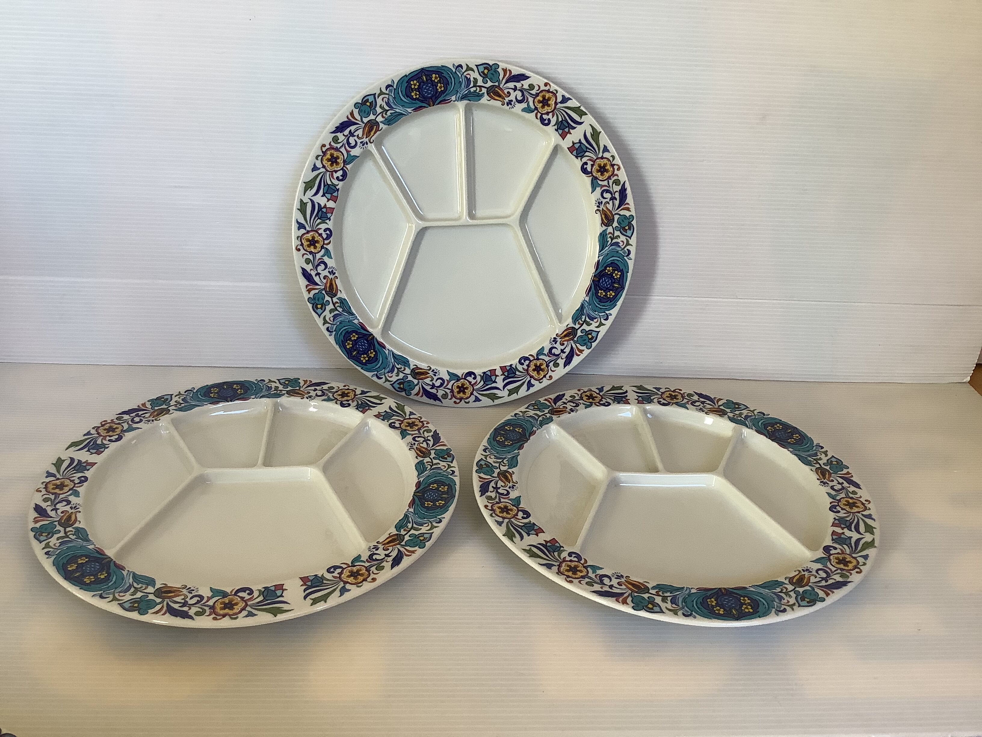 6 fondue plates Izmir villeroy and boch