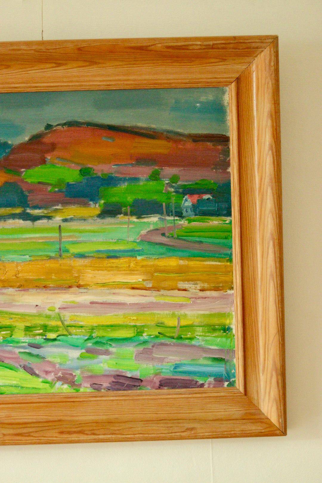 Original Swedish oil on canvas from the mid-century – by Gerhard Lundberg