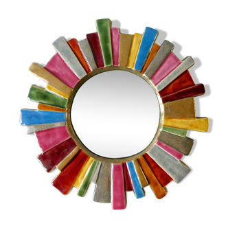 François Lembo's ceramic sun mirror from the 1960