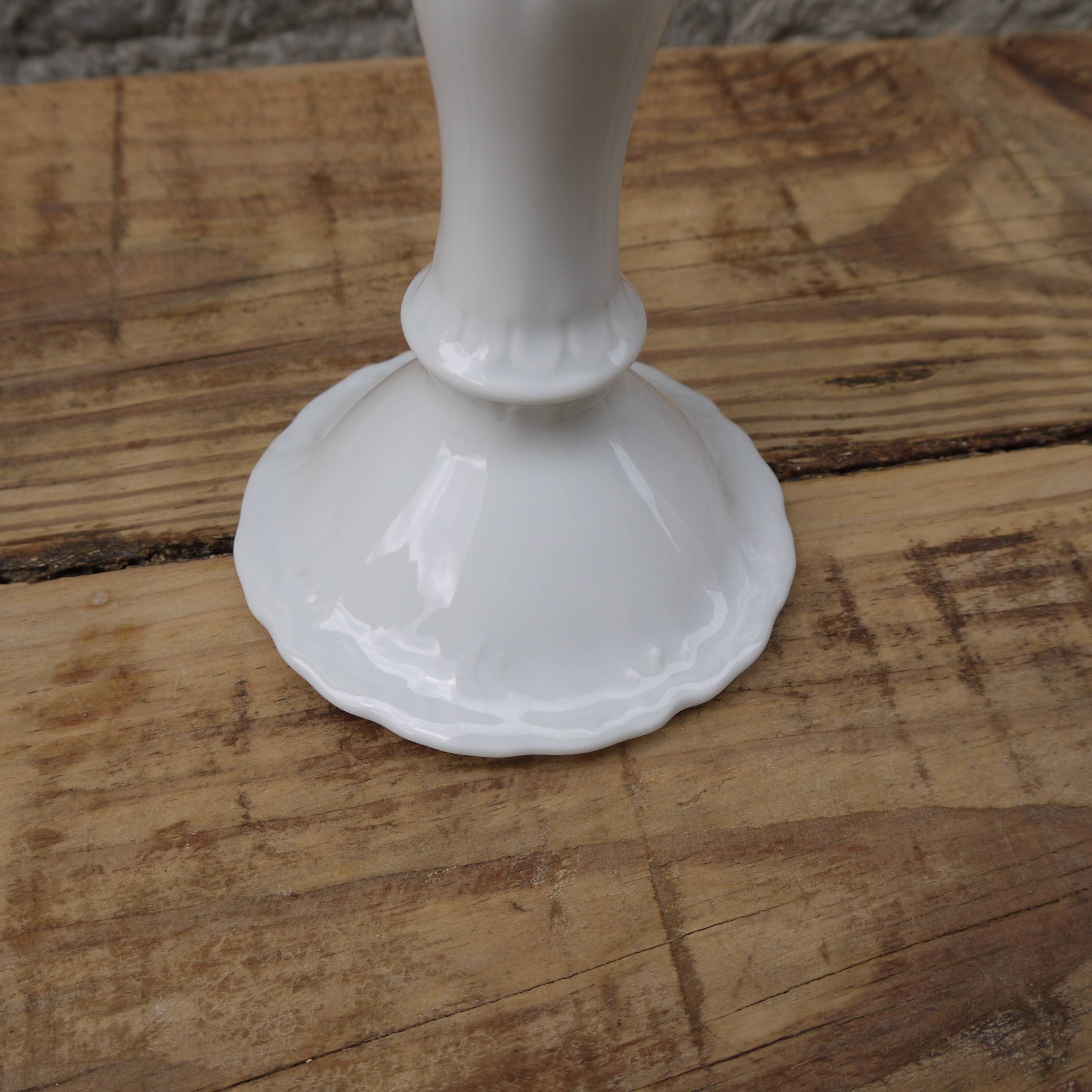 Limoges porcelain candlestick