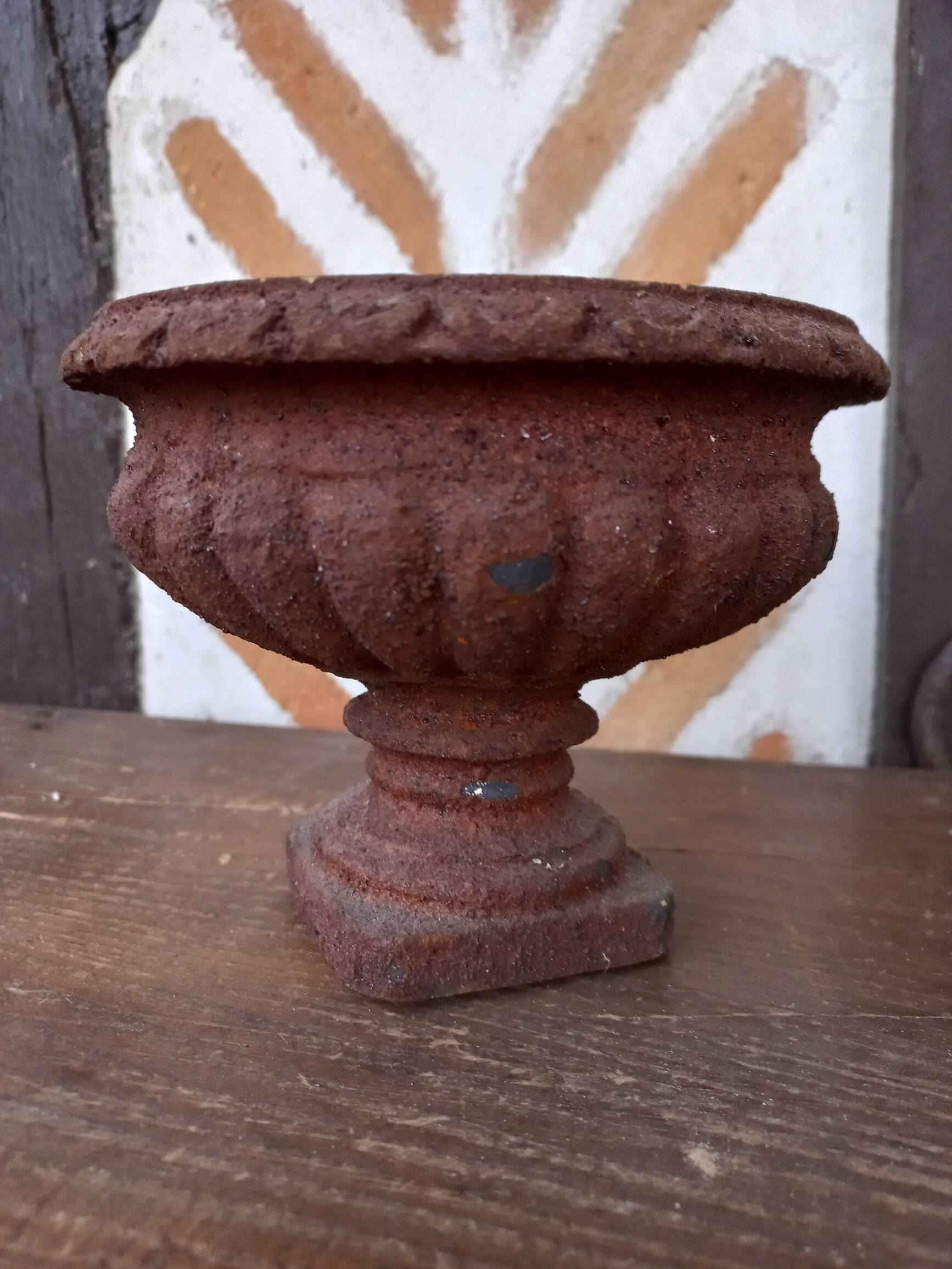 Chambord cup rusty finish