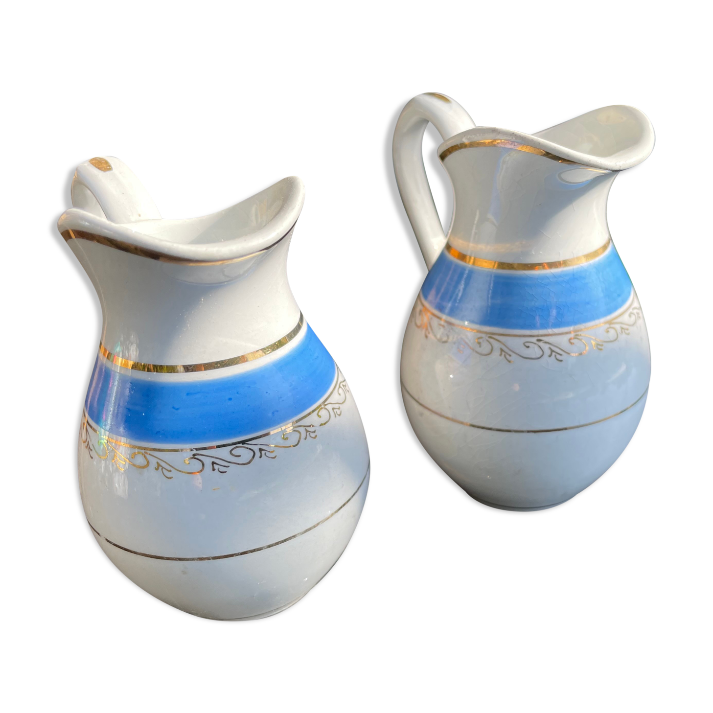 2 pots à lait