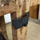 Old wooden craft workbench