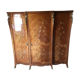 XV style rosewood cabinet decorated with varnished florets