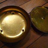 Metal candy maker imitation wood, vintage 60s