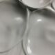 Ensemble de 6 assiettes Pillivuyt porcelaine blanche