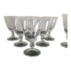 6 daum wine glasses