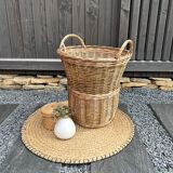 Old wicker pan
