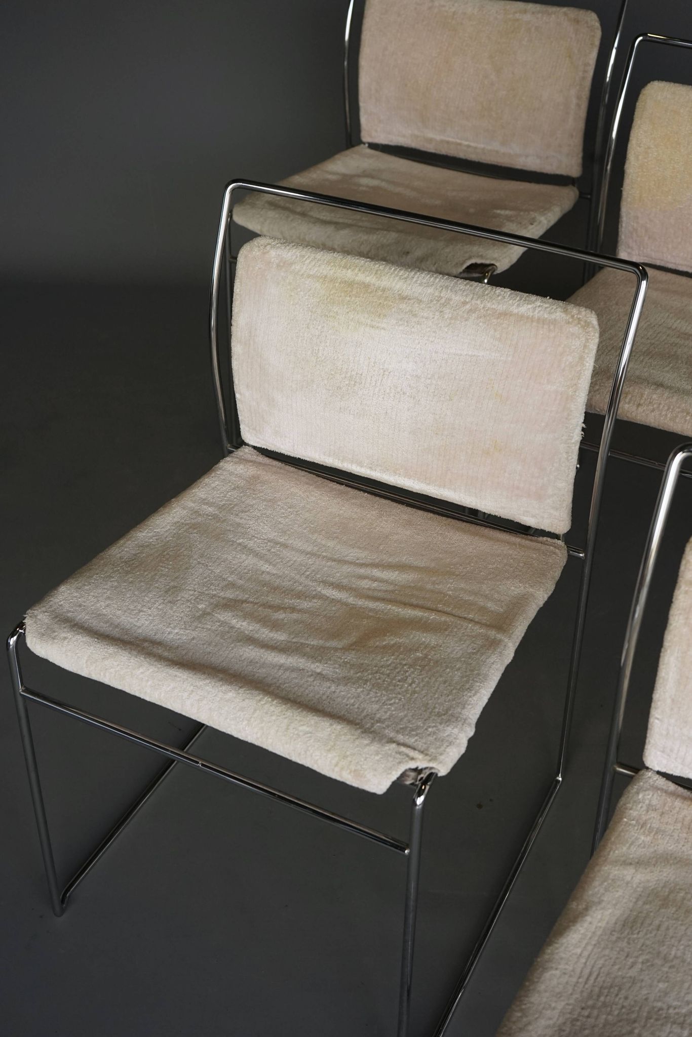 Set of 6 Tulu Dining Chairs by Kazuhide Takahama for Gavina. Italy 1960s