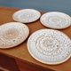 Set 4 flat plates Falcon vintage Niderviller special Pancakes