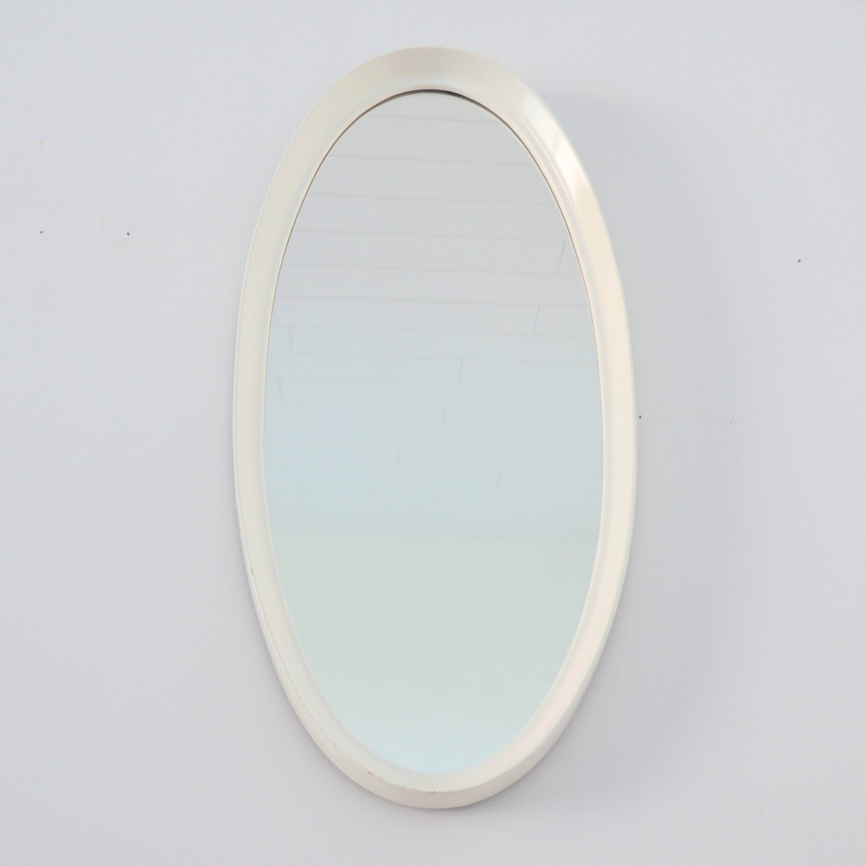 Miroir ovale vintage 1960s