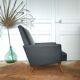 Black skai chair