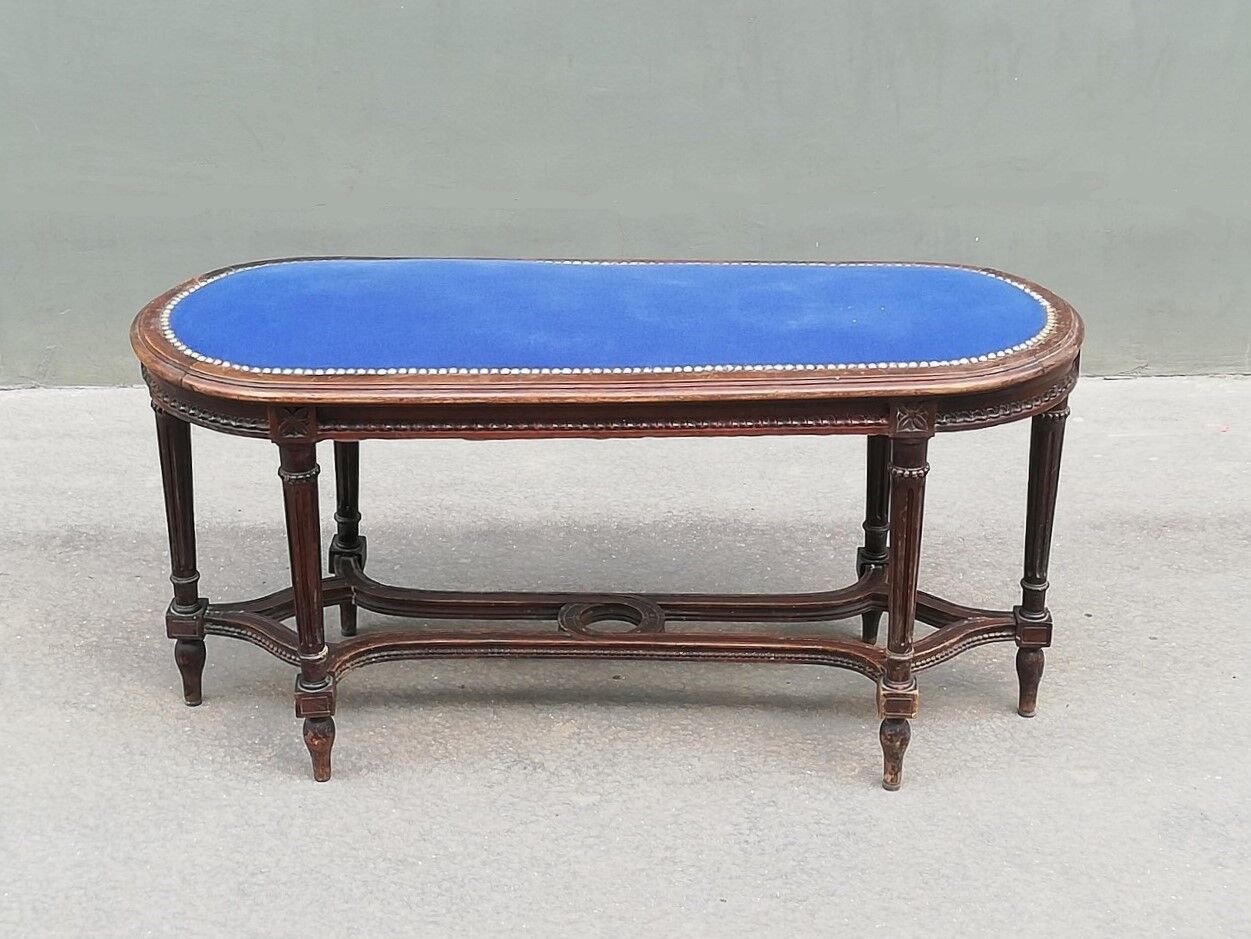 Banc en bois de style Louis XVI