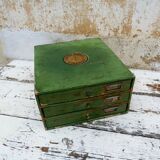 Old haberdashery furniture with drawers