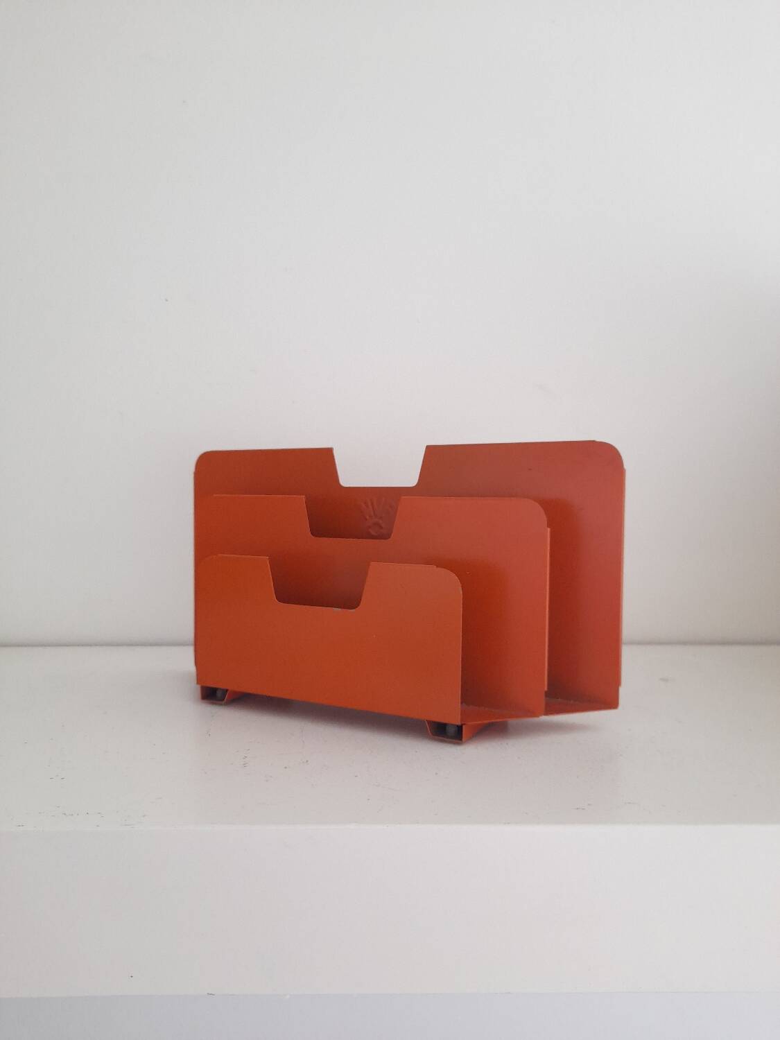 Nvf metal letter mail holder from the 60s