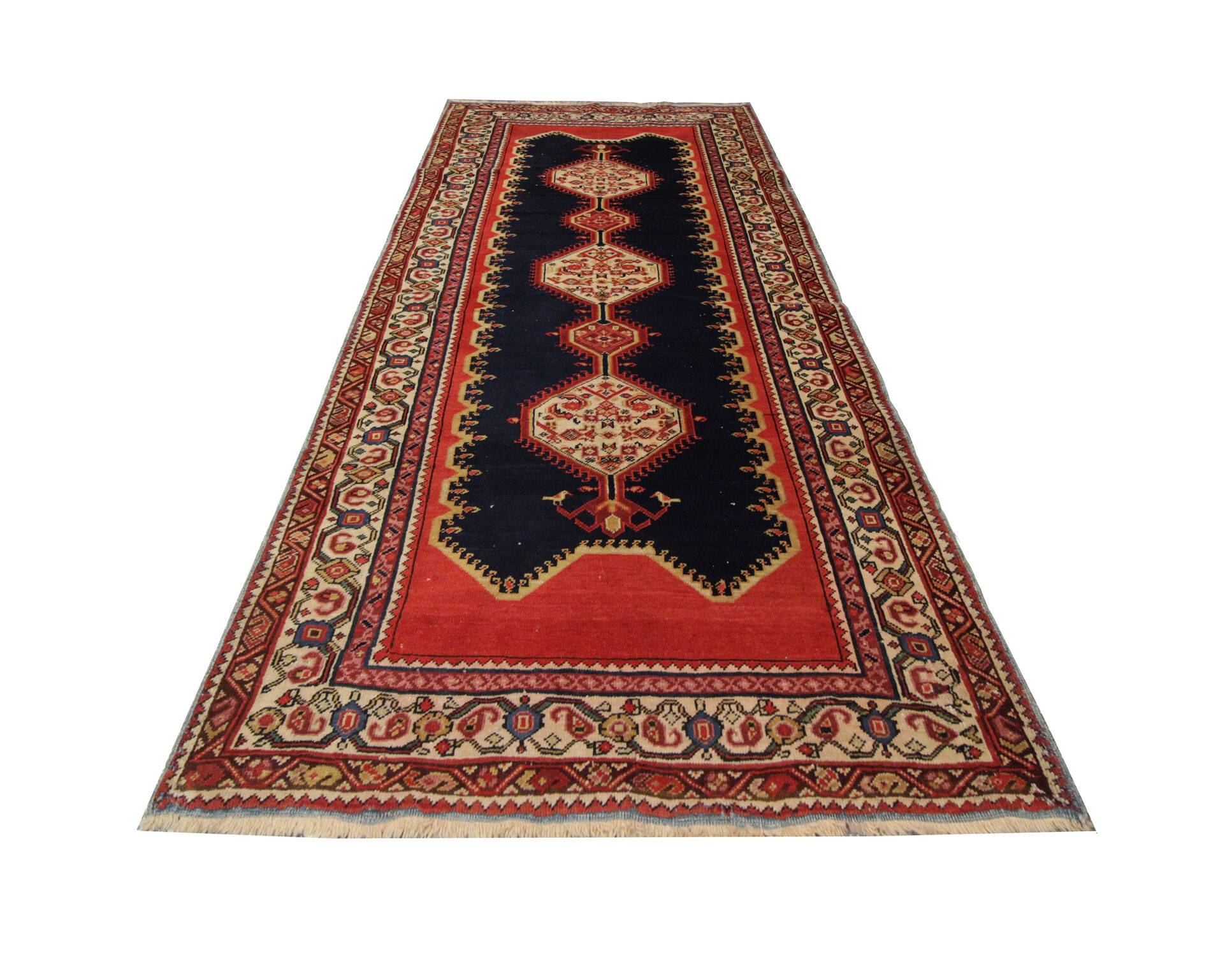 Antique Caucasian Karabagh Rug 116x220cm