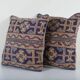 Set of 2 vintage Turkish cushion covers 51x51 cm