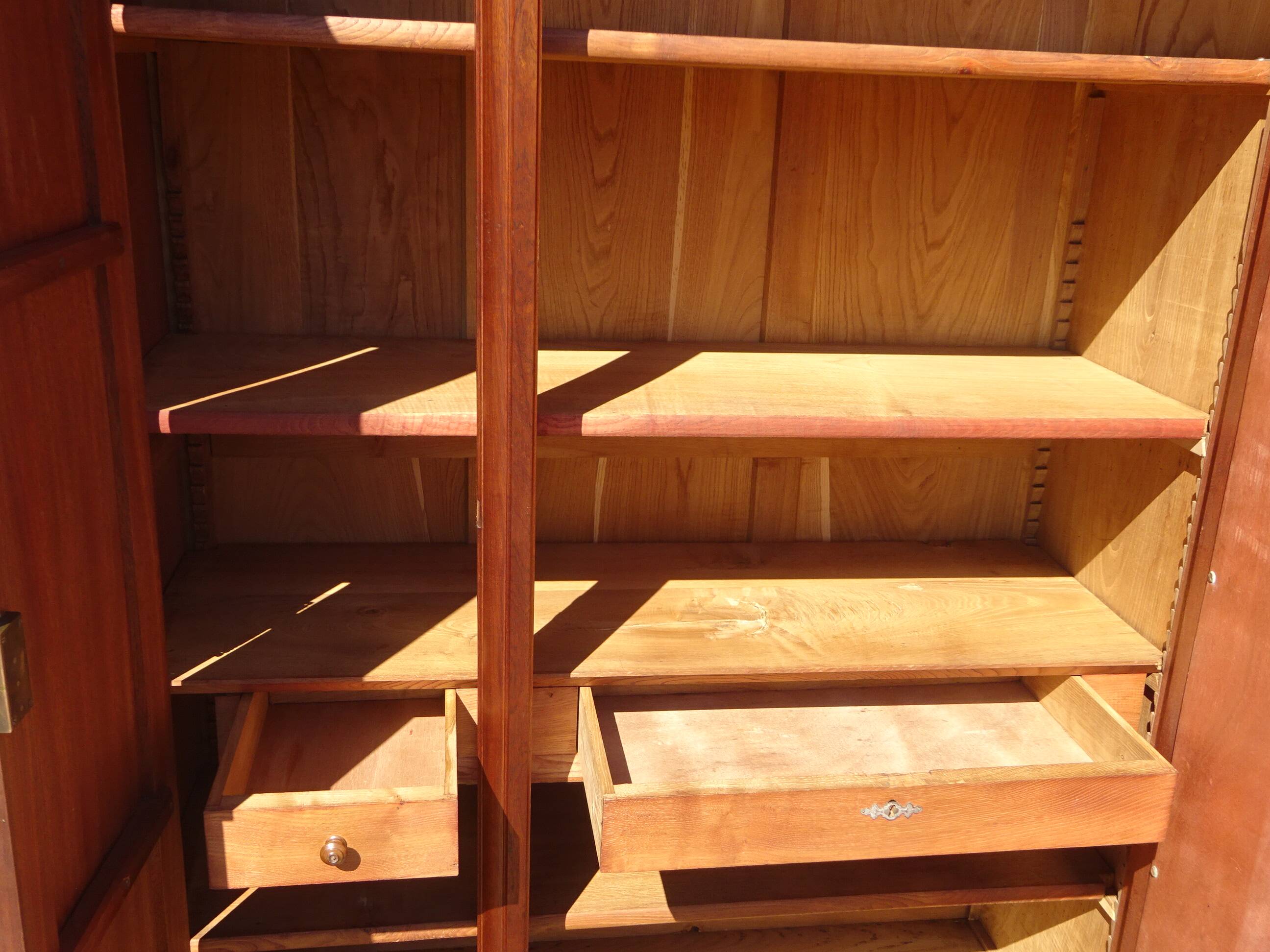 Louis XVI style mahogany cabinet