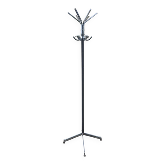 Vintage coat rack in chrome steel 60s 70s