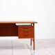 Teak writing desk „No. 75“ by Gunni Omann for Omann Jun Møbelfabrik