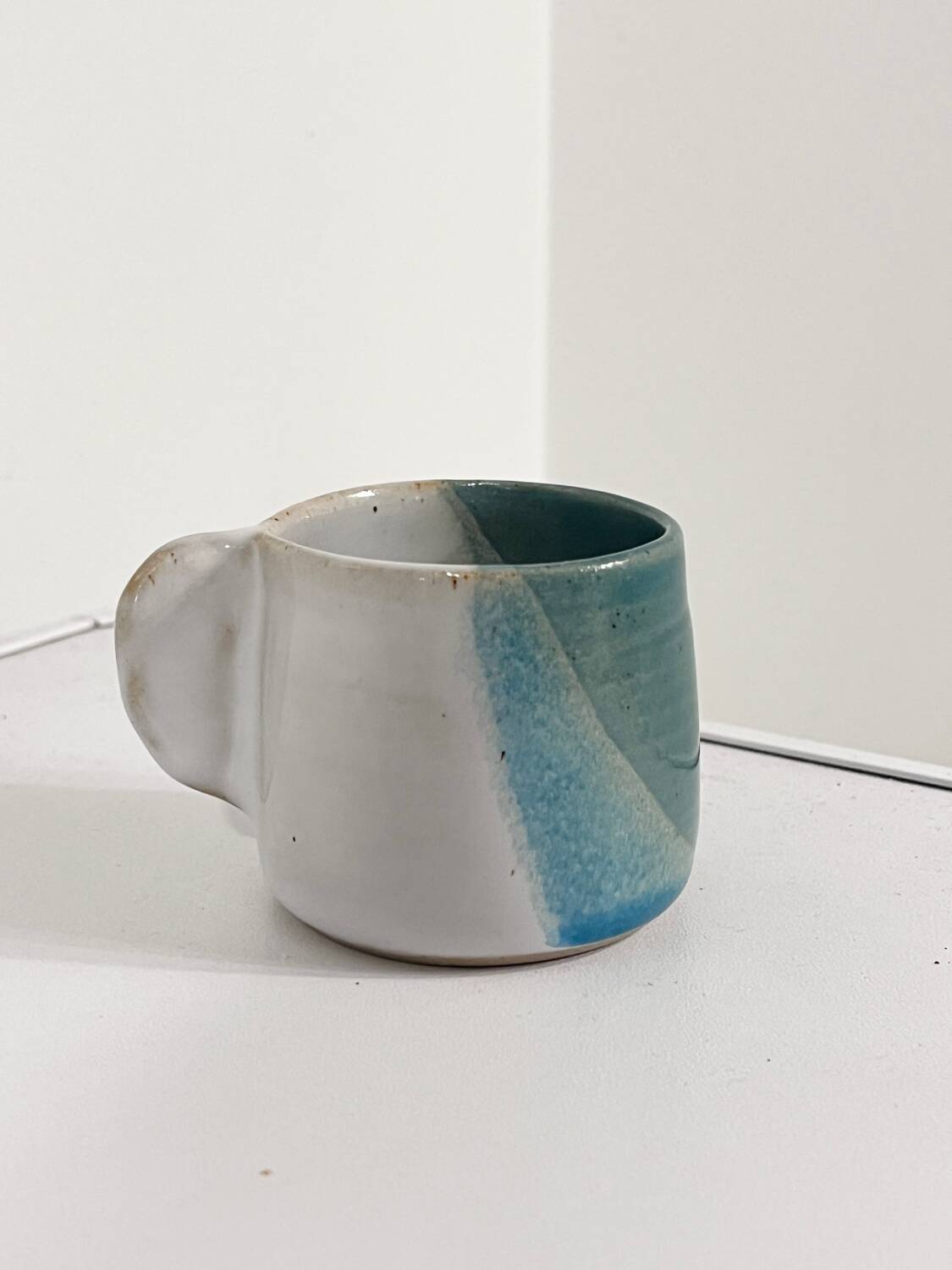 Artisan tricolour espresso cup