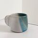 Artisan tricolour espresso cup