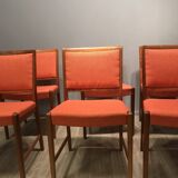 Un ensemble de six chaises danoises