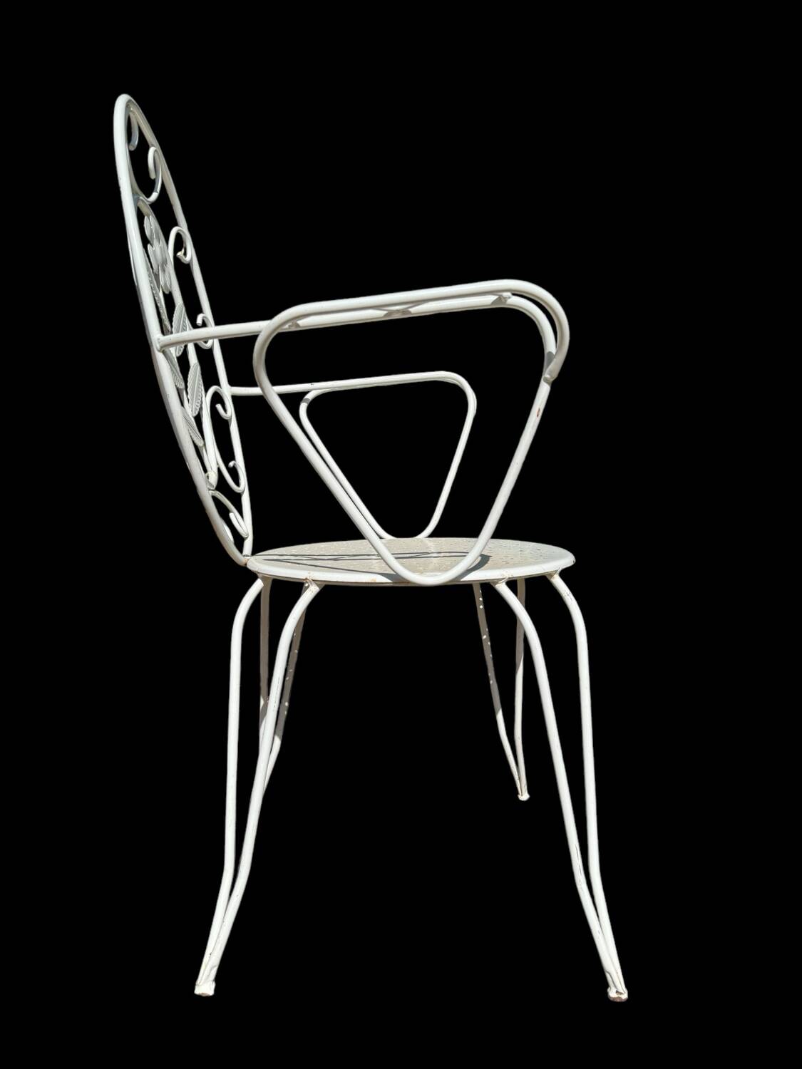 Fauteuils en fer forgé provençal des années 60, set de 6