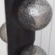 Lampadaire en bois de Temde Leuchten 1970
