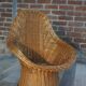 Wicker basket chair for children for Rohe, 60s design Wim Den