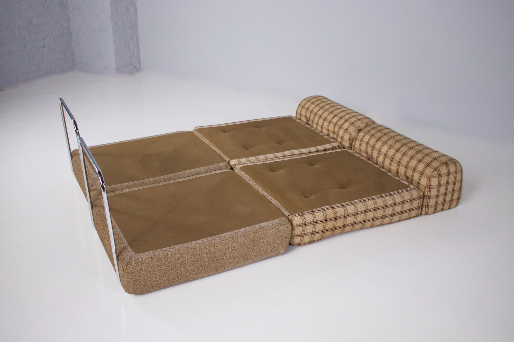 Pair of convertible armchairs 1970