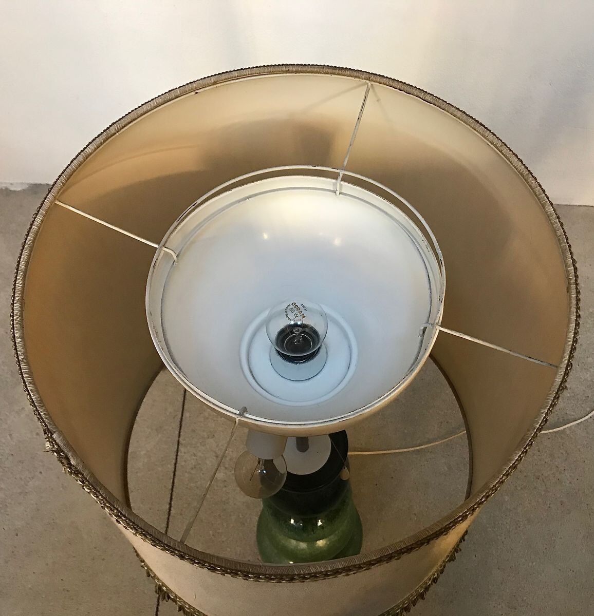 Large Ceramic Art Table Lamp from Kaiser Leuchten, West-Germany 1960s