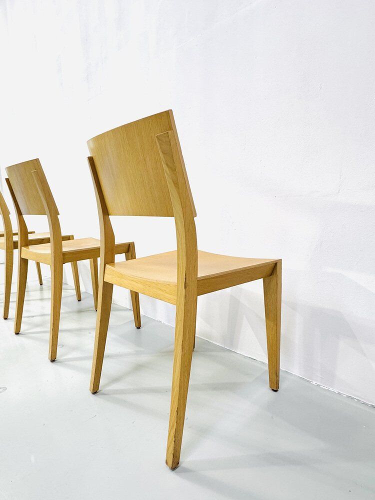 Vintage Danish dining chairs, 1980s, set of 4