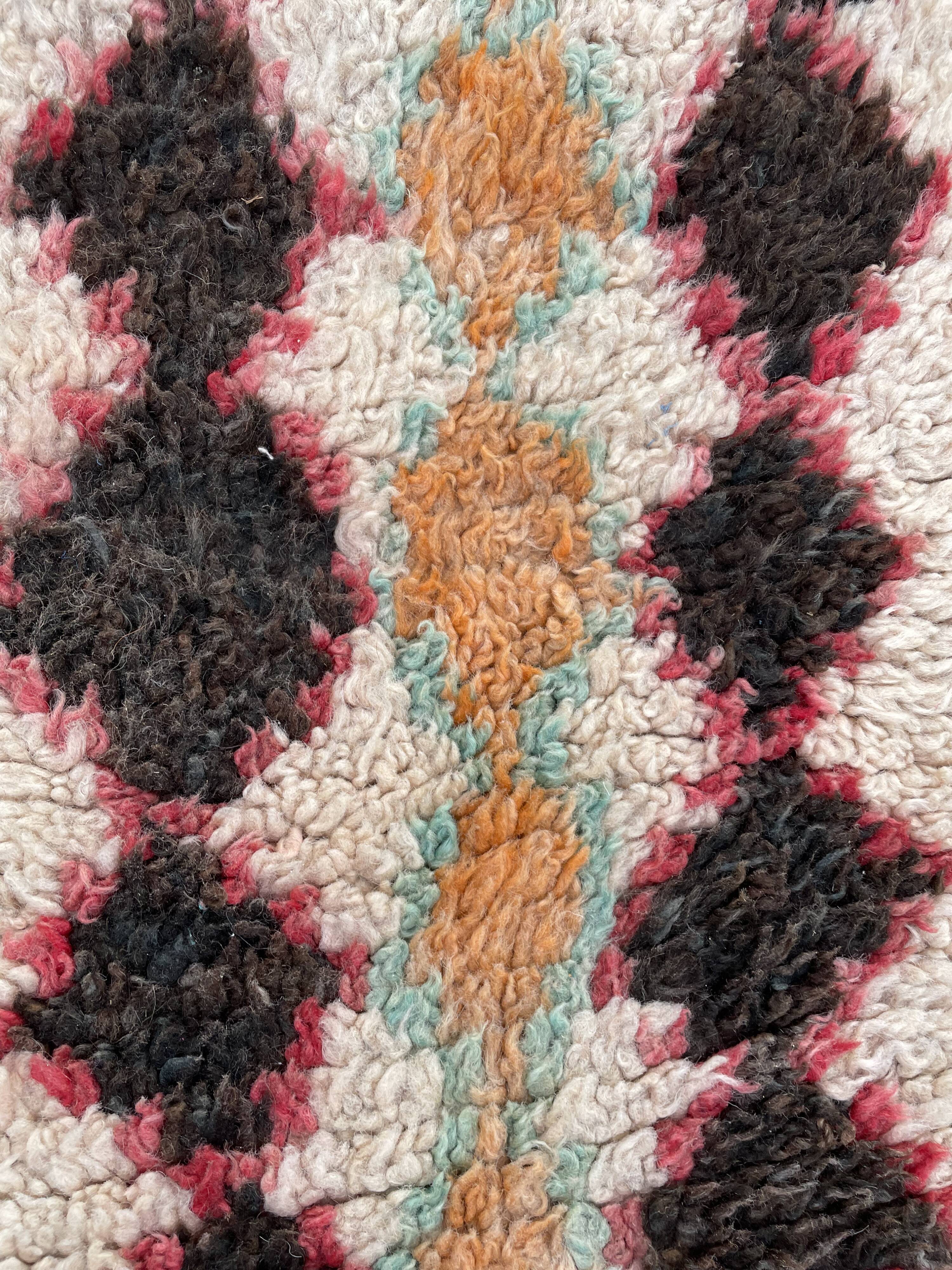 Vintage azilal corridor carpet