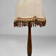 Art Deco fluted foot lamp, France, circa 1925