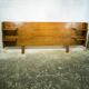 Vintage shelf headboard