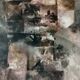 Contemporary abstract and textured tableau, painting on canvas 20th century.