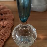 Soliflore vintage bleu