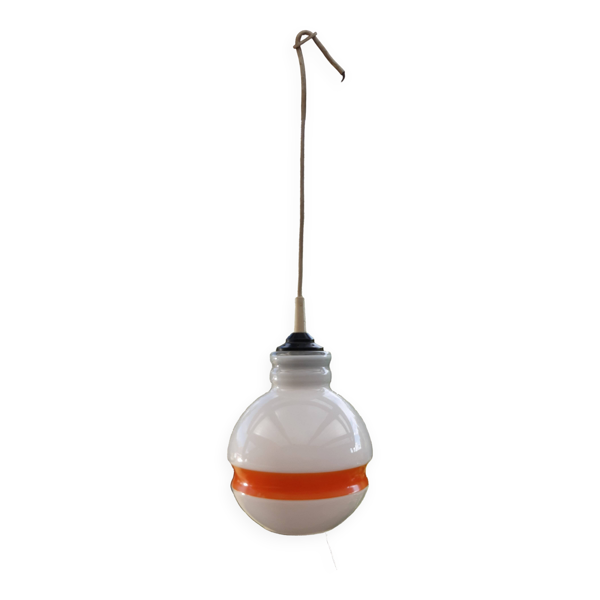 Vintage opaline pendant light