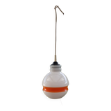 Vintage opaline pendant light