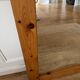 Scandinavian mirror in solid pine with 4 panels